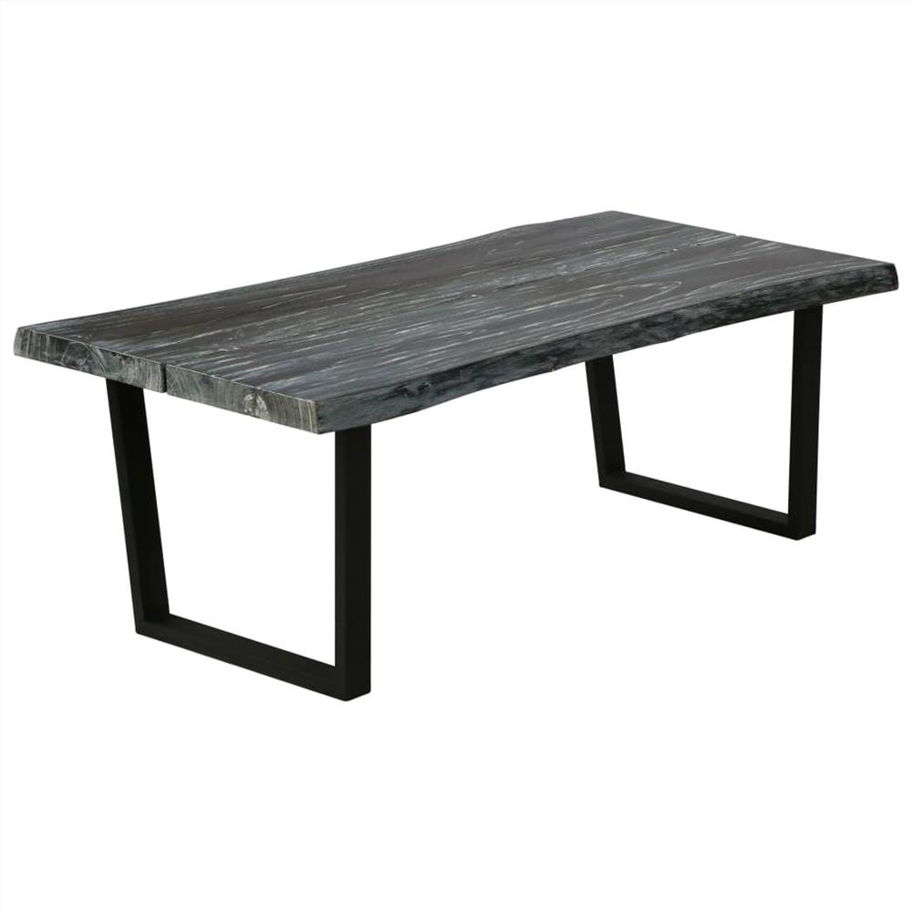 

Coffee Table Solid Mindi Wood 102x56x41 cm Grey