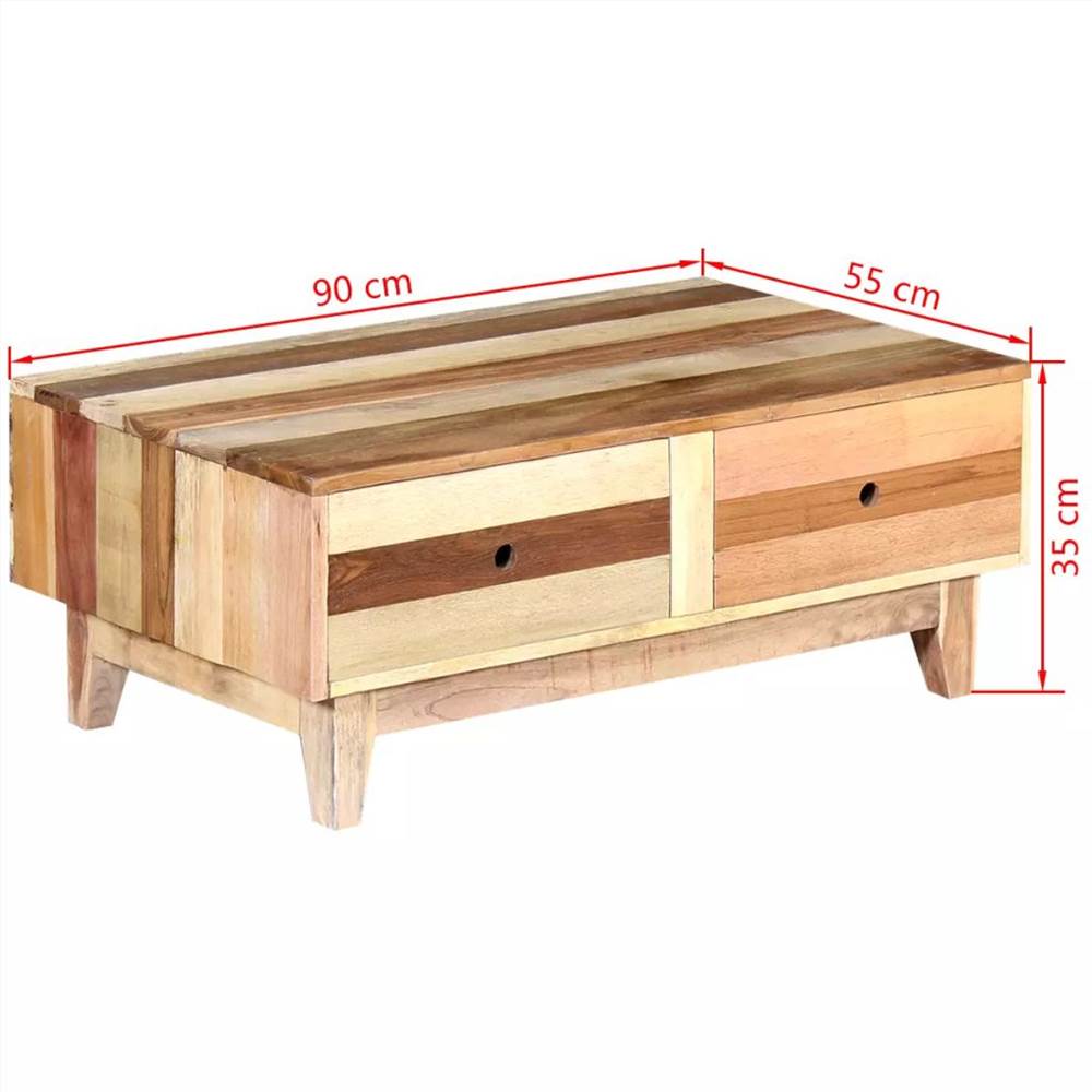 Coffee Table Solid Reclaimed Wood