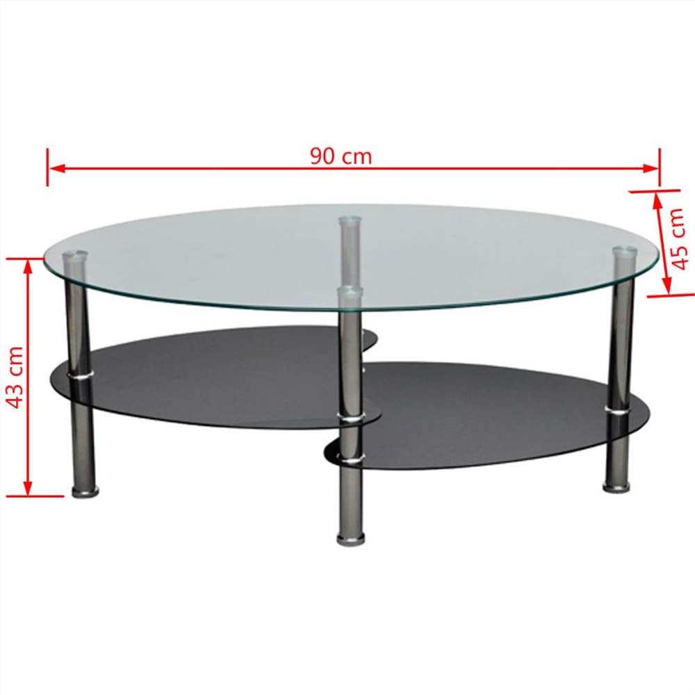 Coffee Table with Exclusive Design Black