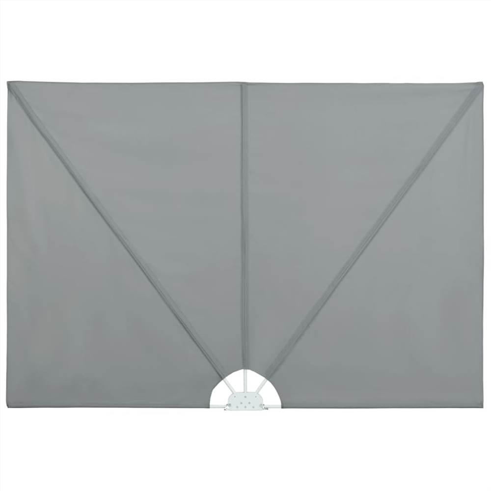 Collapsible Terrace Side Awning Grey 300x200 Cm 9 Collapsible Terrace Side Awning Grey 300x200 cm
