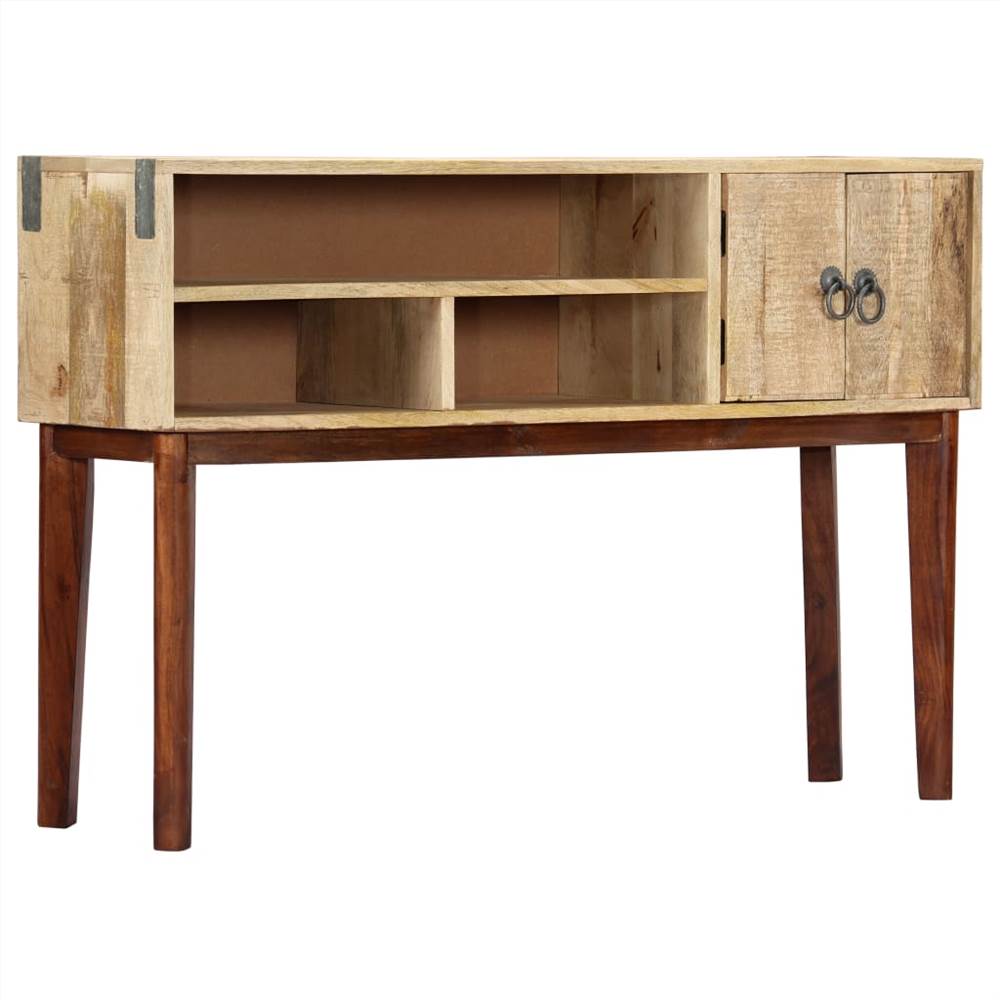 

Console Table 115x30x76 cm Solid Rough Mango Wood