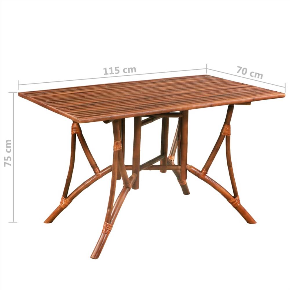 Dining Set 5 Pieces Bamboo