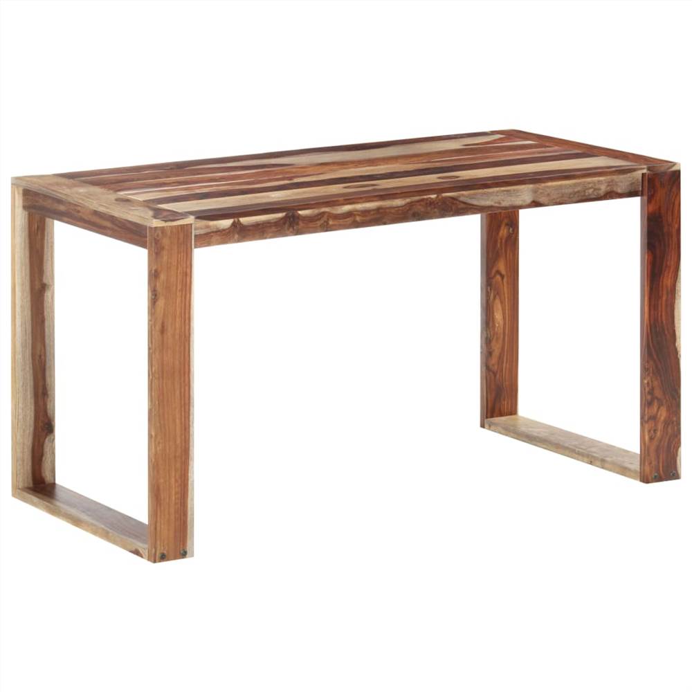 

Dining Table 140x70x76 cm Solid Sheesham Wood