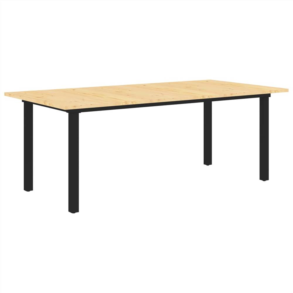 

Dining Table 200x100x74,5 cm Solid Pinewood