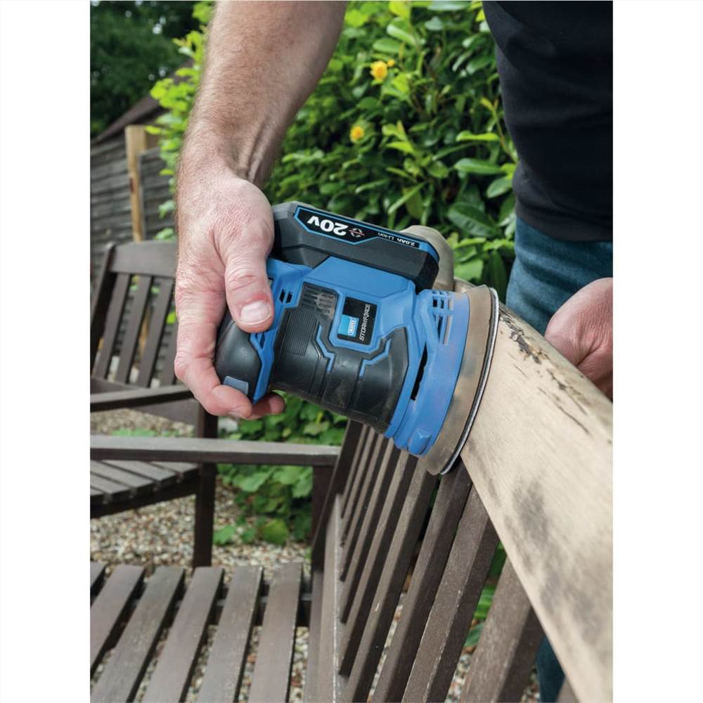 Draper Tools Random Orbit Sander "Storm Force" Bare 20V