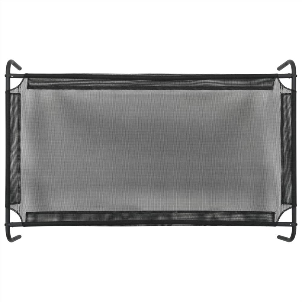 Elevated Dog Bed Black XL Textilene