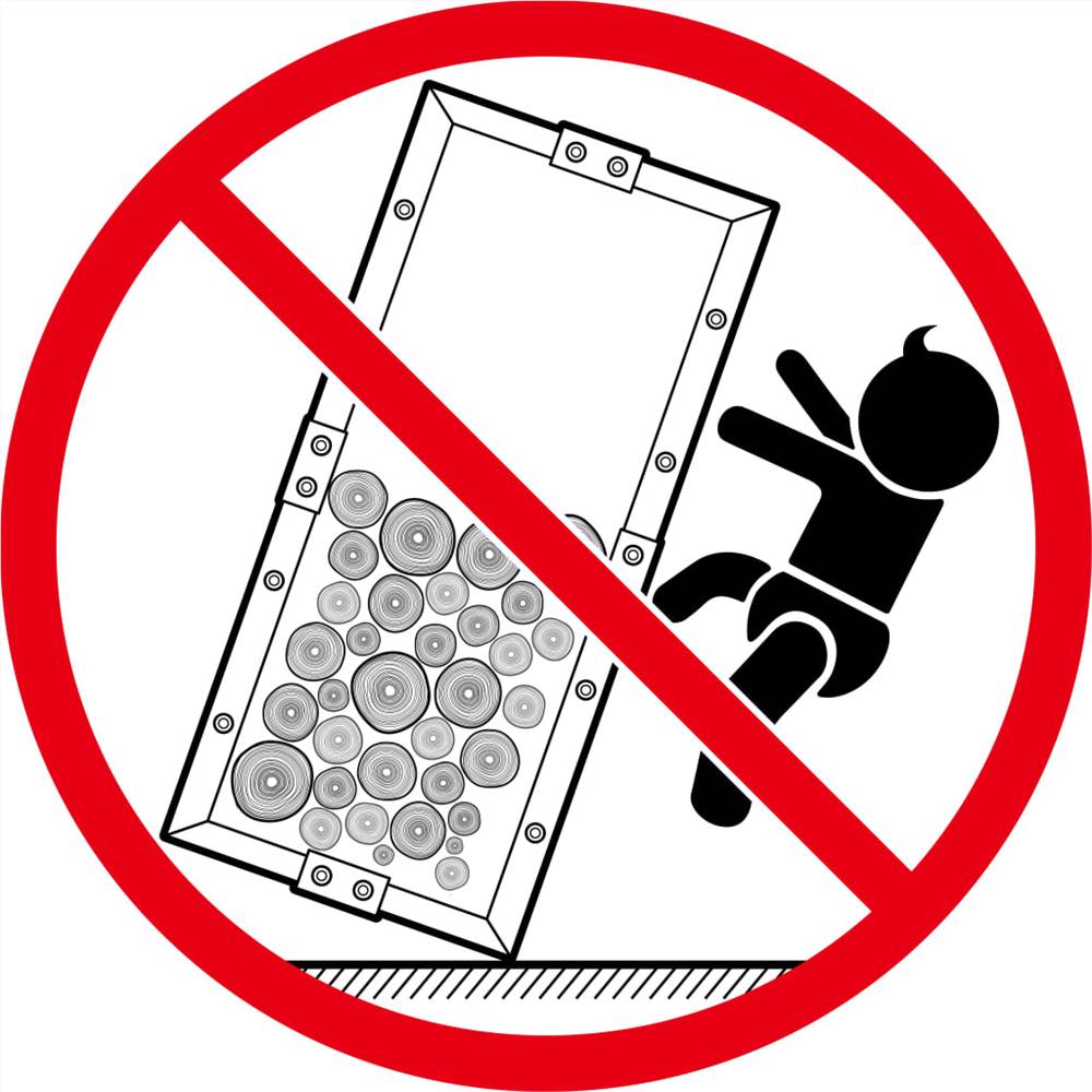 Firewood Rack Black 70x20x70 cm Steel