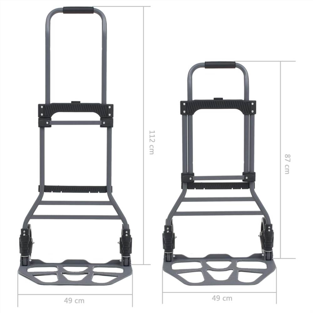 Folding Hand Truck Aluminium 130 kg