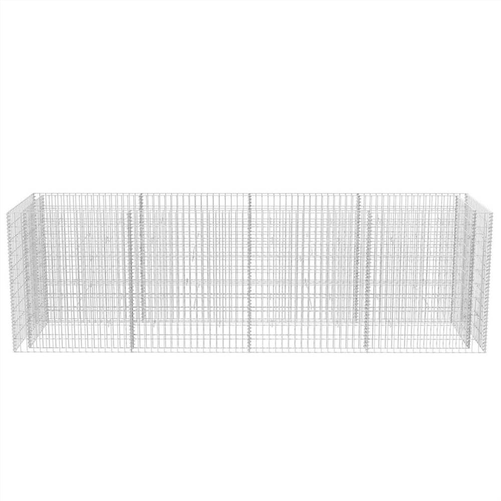 Gabion Raised Bed Steel 360x90x100 cm