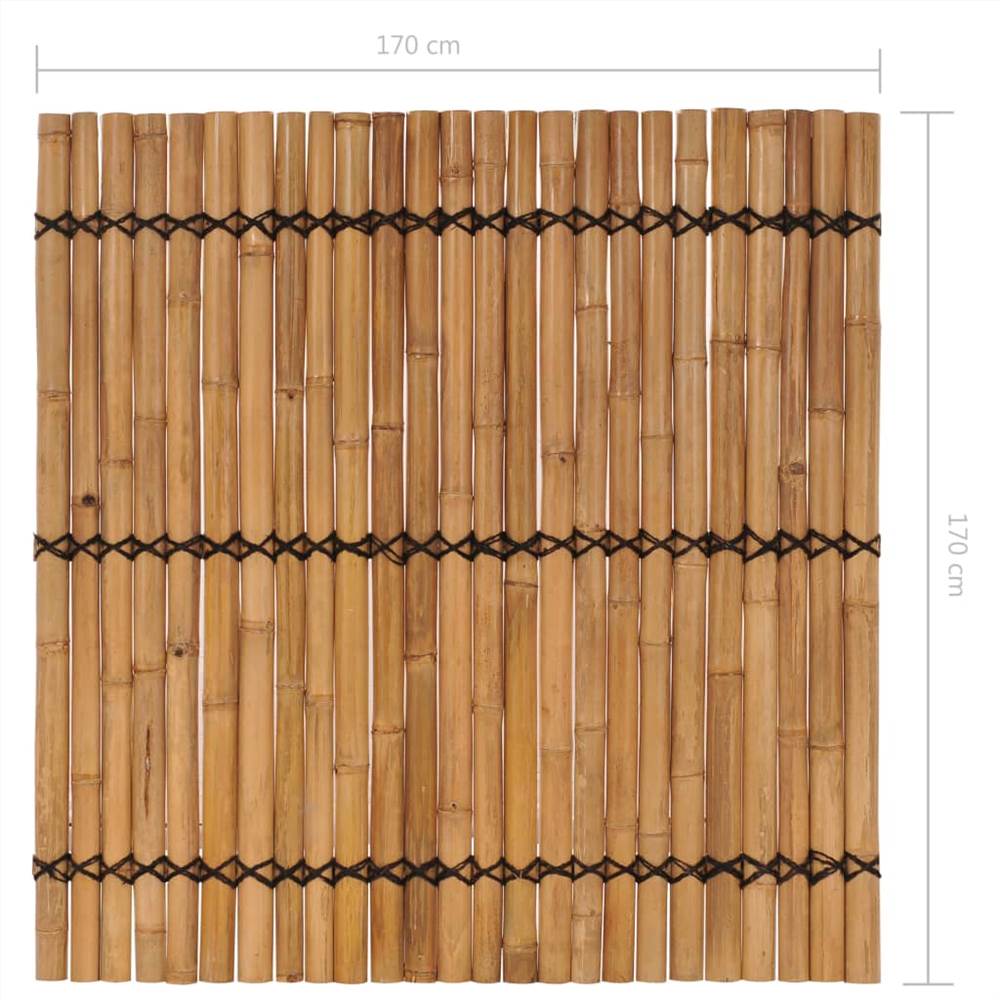 Garden Fence Panel Bamboo 170x170 cm