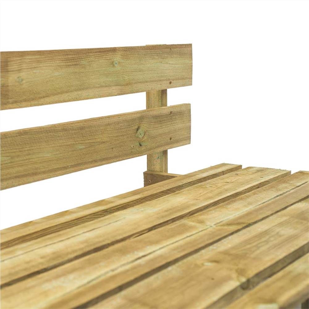 Garden Pallet Bench Wood