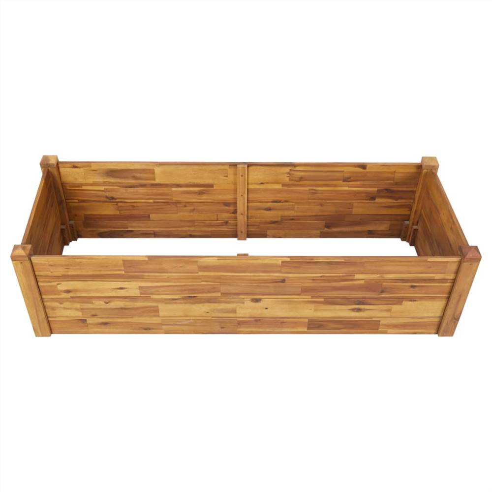 Garden Raised Bed 160x60x44 cm Solid Acacia Wood