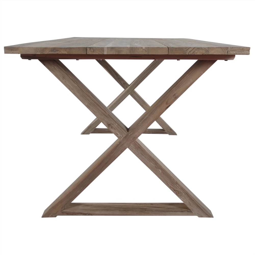 Garden Table 180x90x76 cm Solid Reclaimed Teak Wood