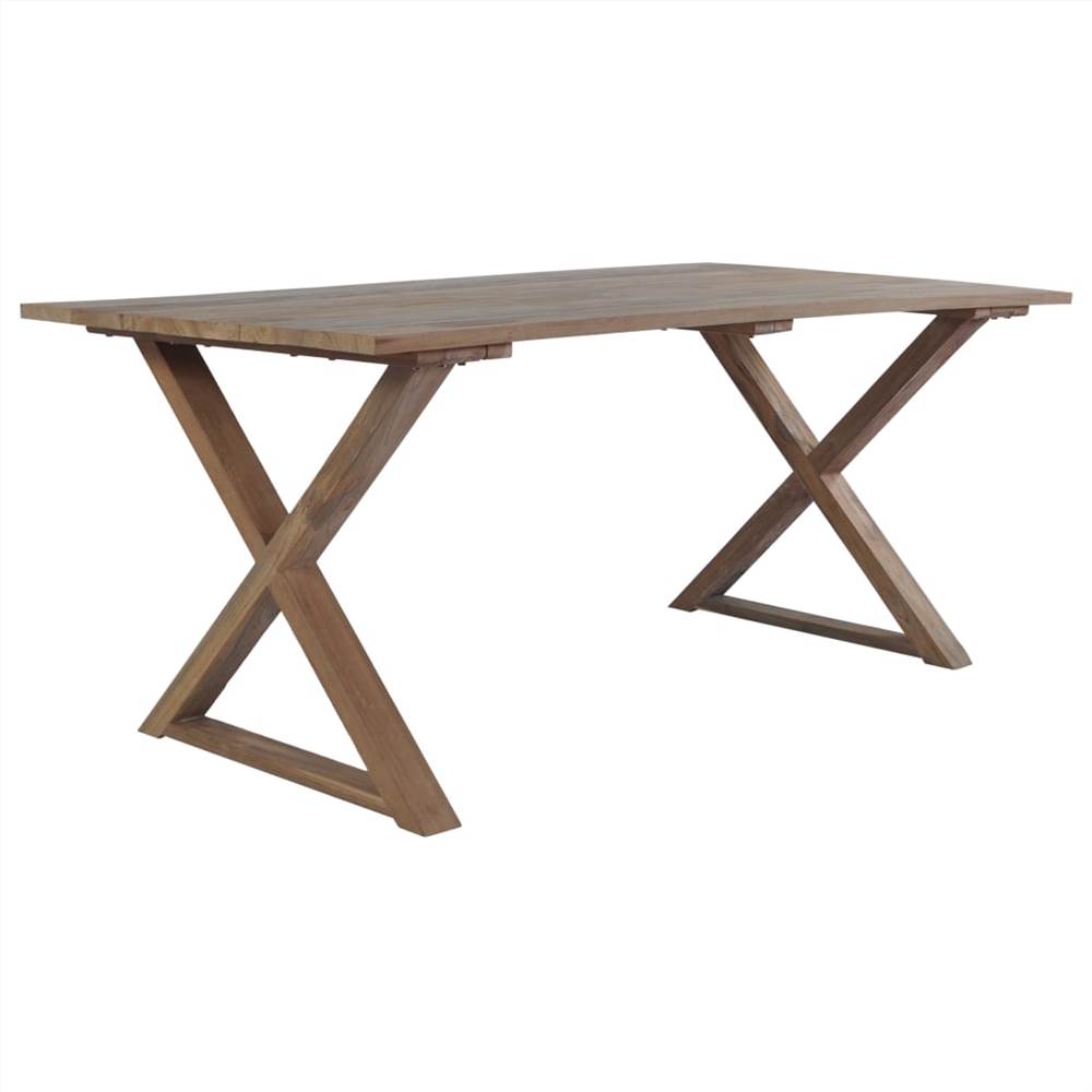 Garden Table 180x90x76 cm Solid Reclaimed Teak Wood