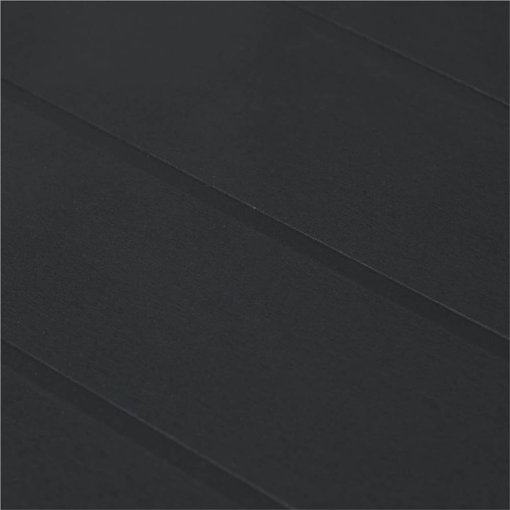 Garden Table Anthracite 79x79x72 cm Plastic Rattan Look