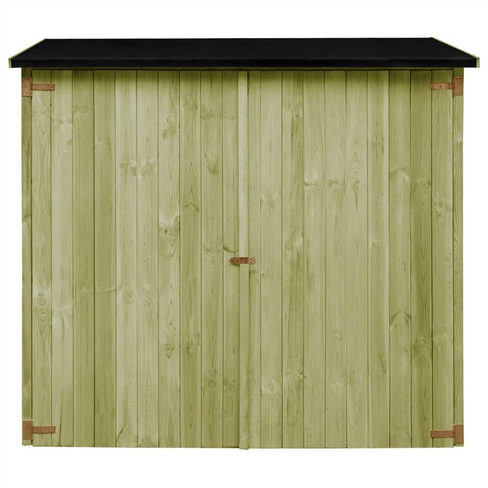 Garden Tool Shed Impregnated Pinewood 182x76x175 cm