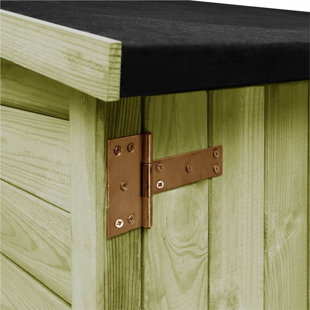 Garden Tool Shed Impregnated Pinewood 182x76x175 cm
