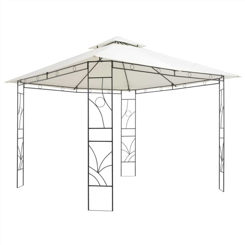 

Gazebo 300x300x300 cm Cream Square