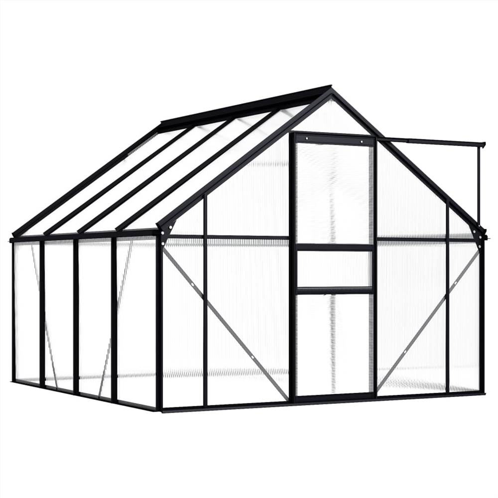Greenhouse Anthracite Aluminium 4.75 m²
