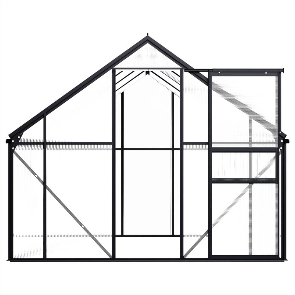 Greenhouse Anthracite Aluminium 4.75 m²