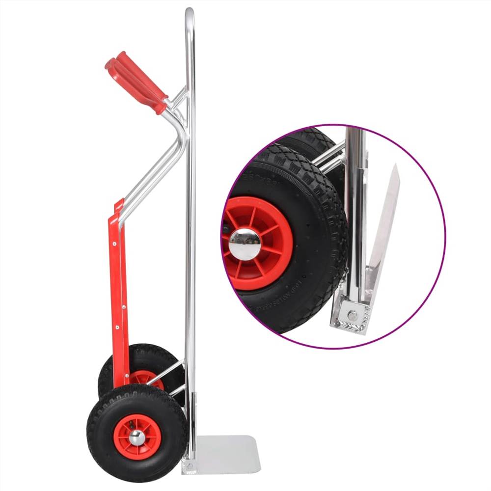 Hand Truck with Handles 49.5x45x118 cm Aluminium 150 kg