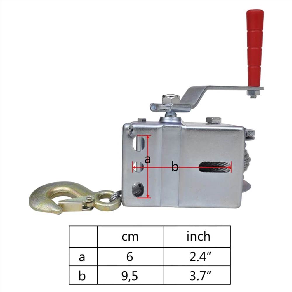 Hand Winch 363 Kg 16 Hand Winch 363 kg