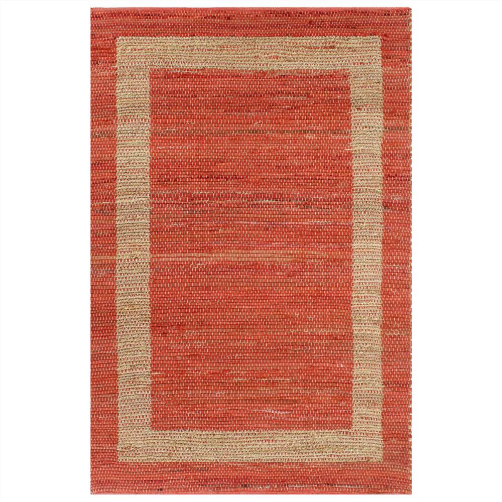 

Handmade Rug Jute Red 160x230 cm