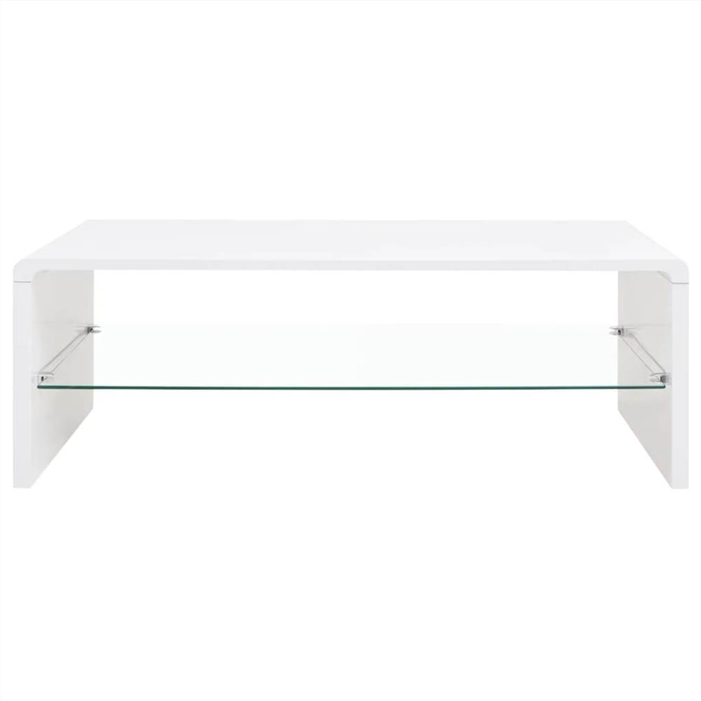 High Gloss Coffee Table White