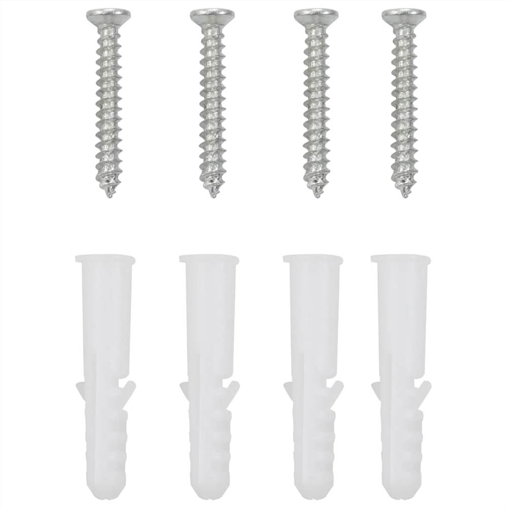 Kitchen Backsplash White 80x50 cm Tempered Glass