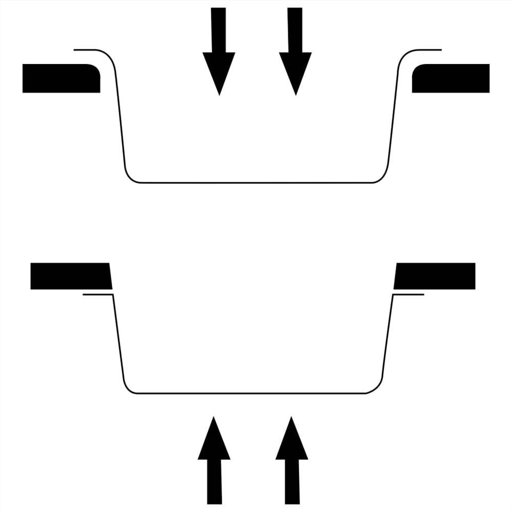 Kitchen Sink with Overflow Hole Black Granite