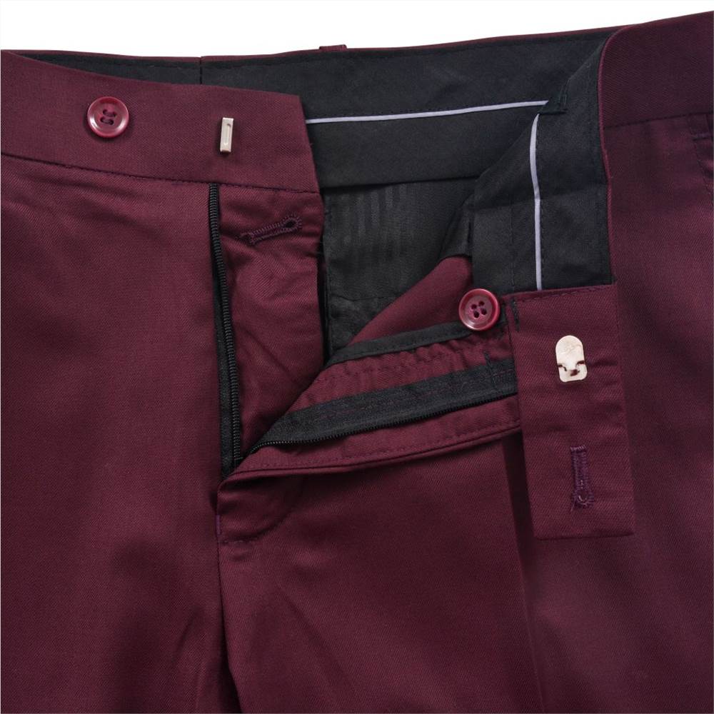 Mens 2 Piece Black Tie Dinner Suit/Smoking Tuxedo 48 Burgundy