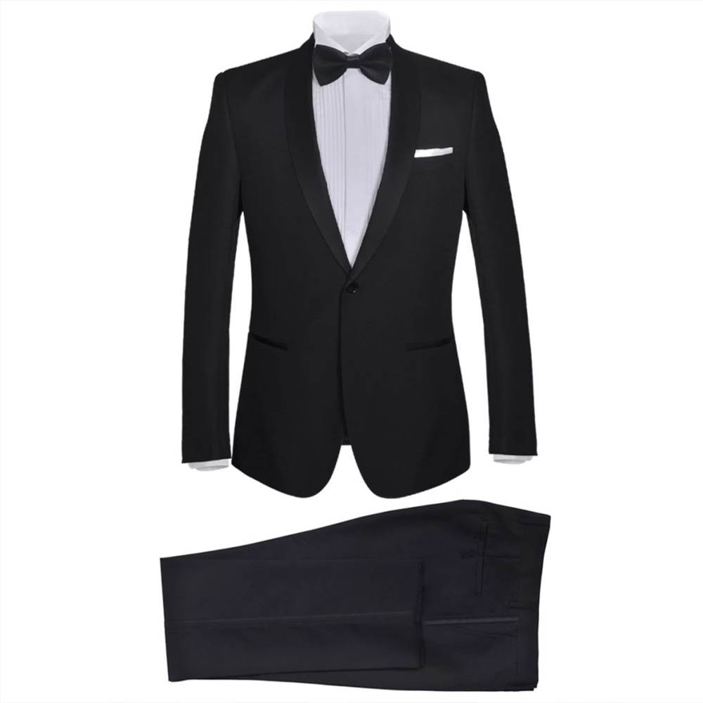 Toegepast Misleidend met tijd Men's Two Piece Black Tie Dinner Suit/Smoking Tuxedo Size 50