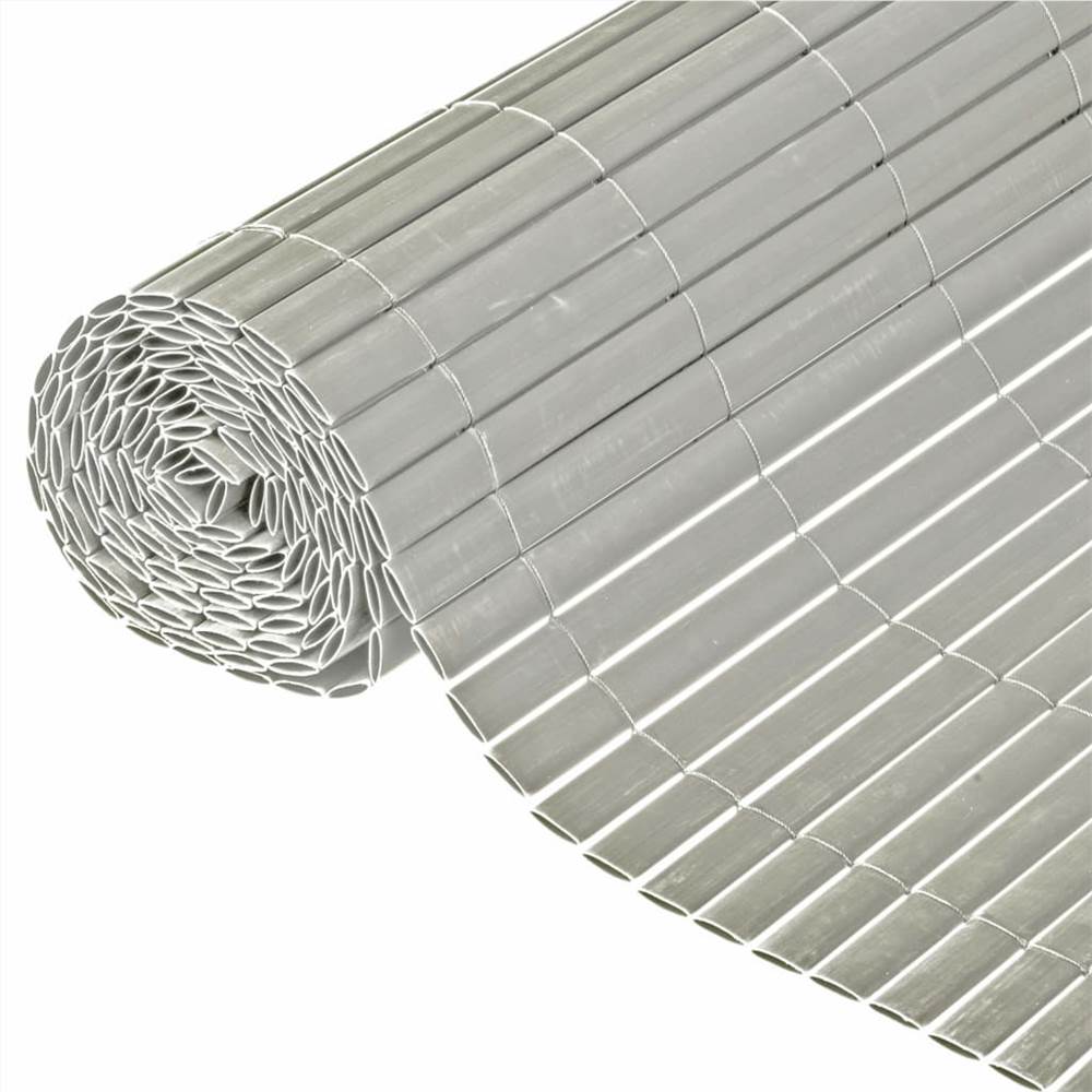 

Nature Double Sided Garden Screen PVC 1.5x3m Grey