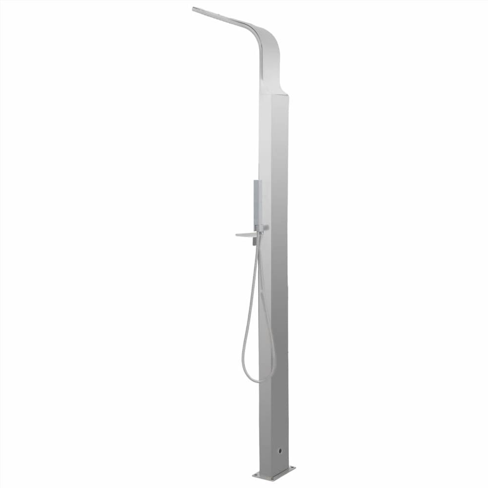 Outdoor Shower Stainless Steel Curved