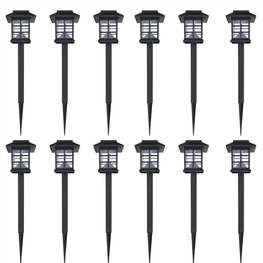 

Outdoor Solar Lamp LED Light 12 pcs Spike 8,6 x 8,6 x 38 cm