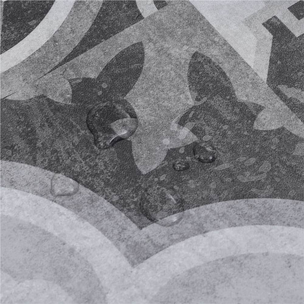 PVC Flooring Planks 4.46 m² 3 mm Grey Pattern