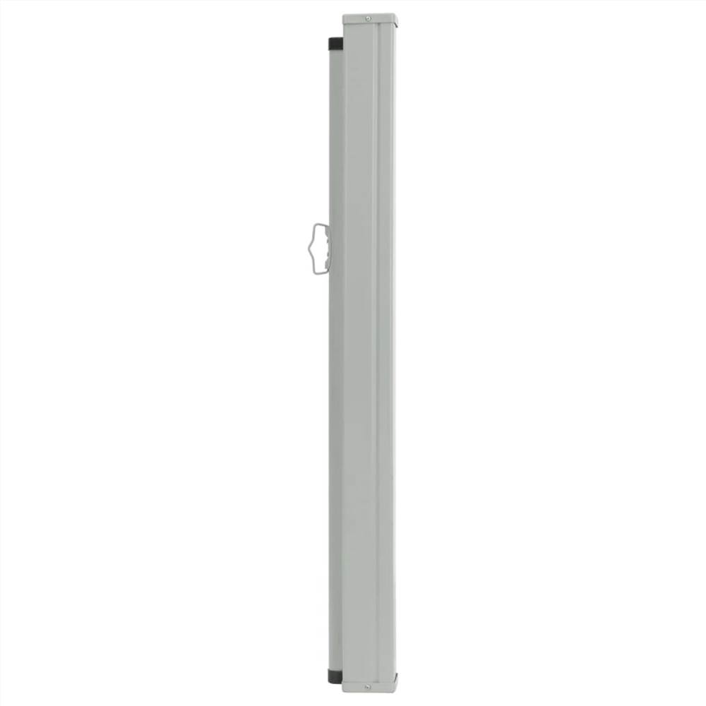 Patio Retractable Side Awning 140x500 cm Cream