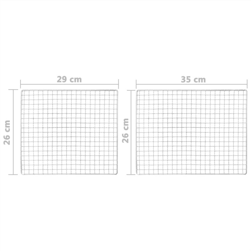 Portable Folding Camping BBQ Grill Stainless Steel