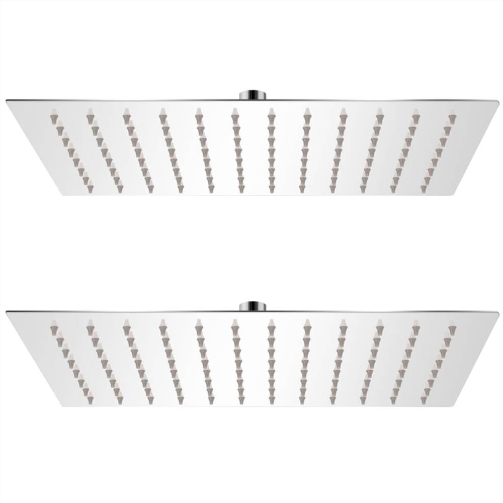 

Rain Shower Head 2 pcs Stainless Steel 20x30 cm