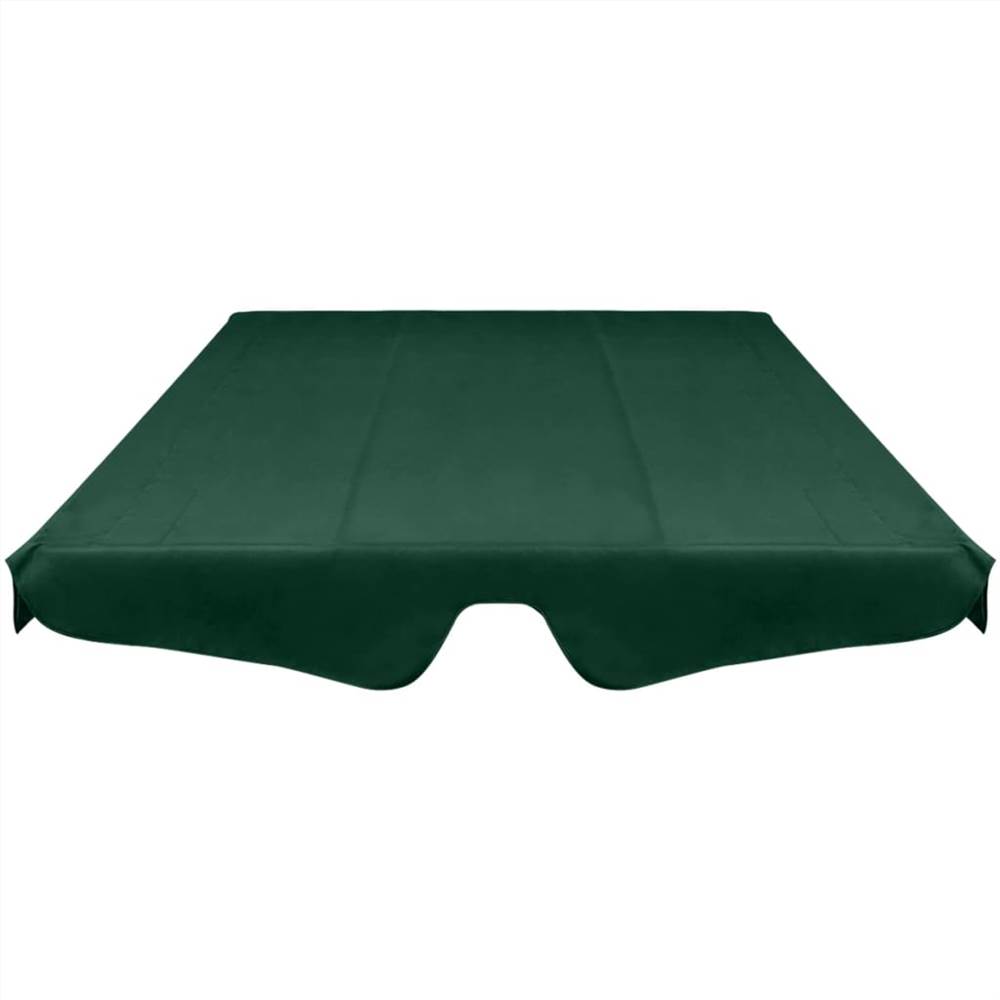 Replacement Canopy for Garden Swing Green 226x186 cm