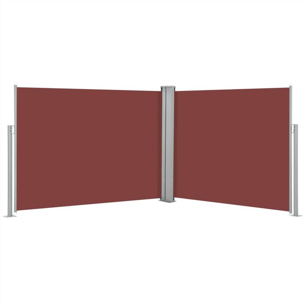 

Retractable Side Awning Brown 170x1000 cm