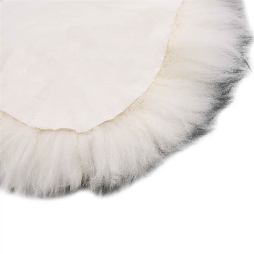 Sheepskin Rug 60x90 cm Dark Grey Melange