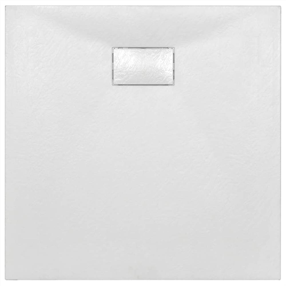Shower Base Tray SMC White 90x90 cm