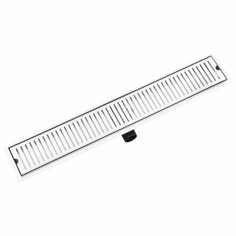 Shower Drain Vents 83x14 cm Stainless Steel