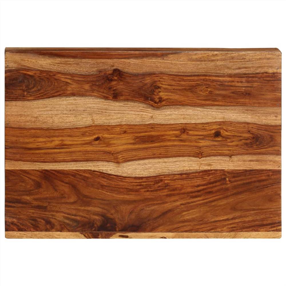 Side Table Zshaped Solid Sheesham Wood