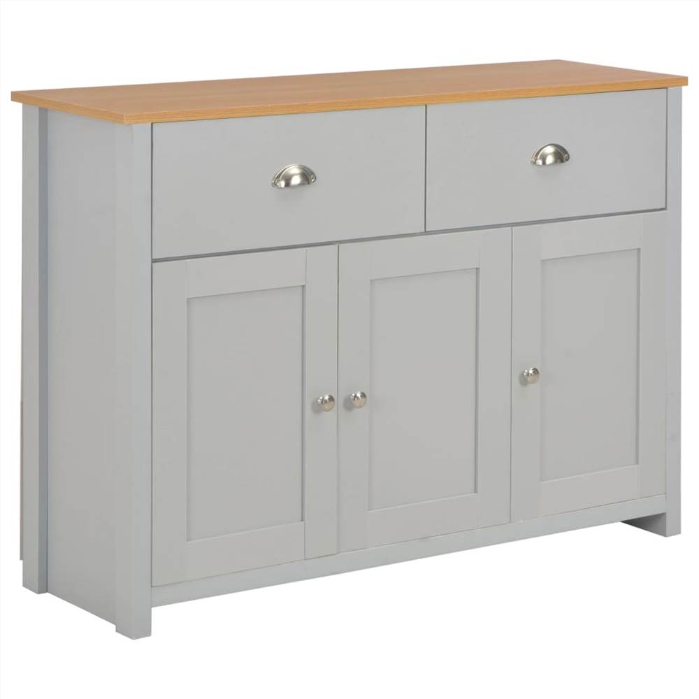 

Sideboard Grey 112x35x81 cm