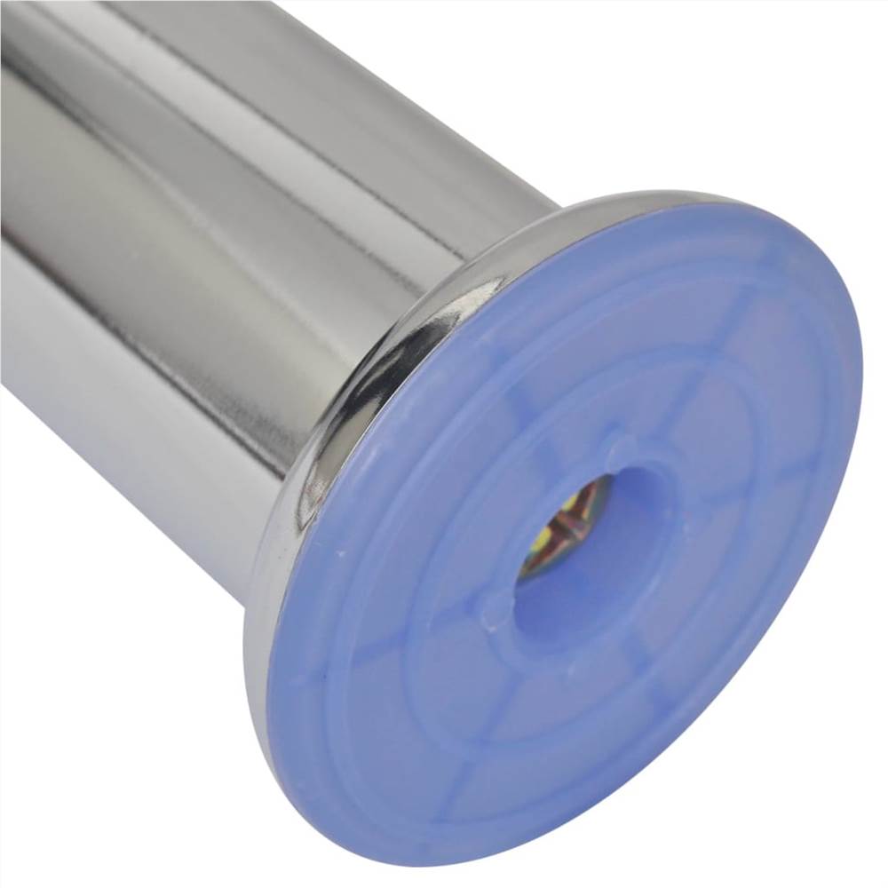 Sofa Legs 8 pcs Round Chrome 120 mm