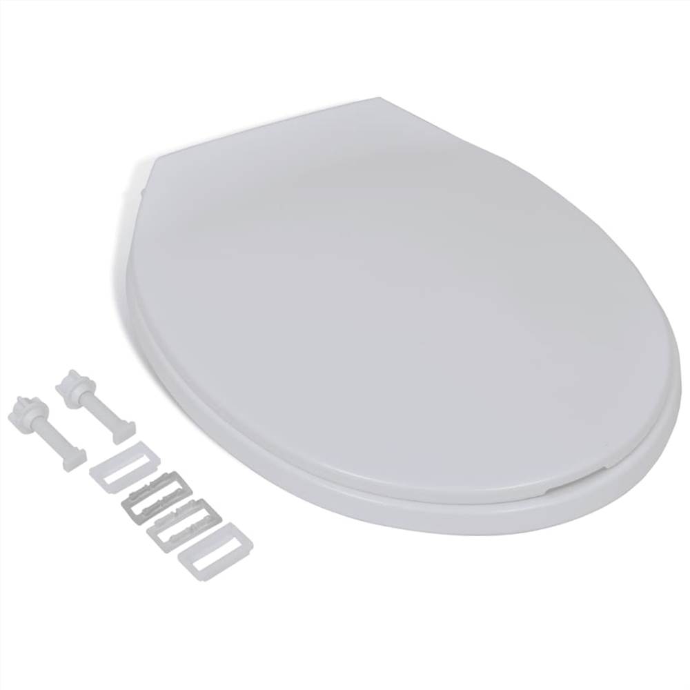 Softclose Toilet Seat White Oval