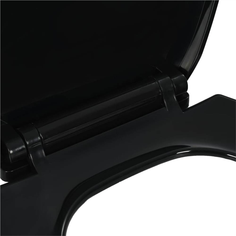 Softclose Toilet Seat with Quickrelease Design Black