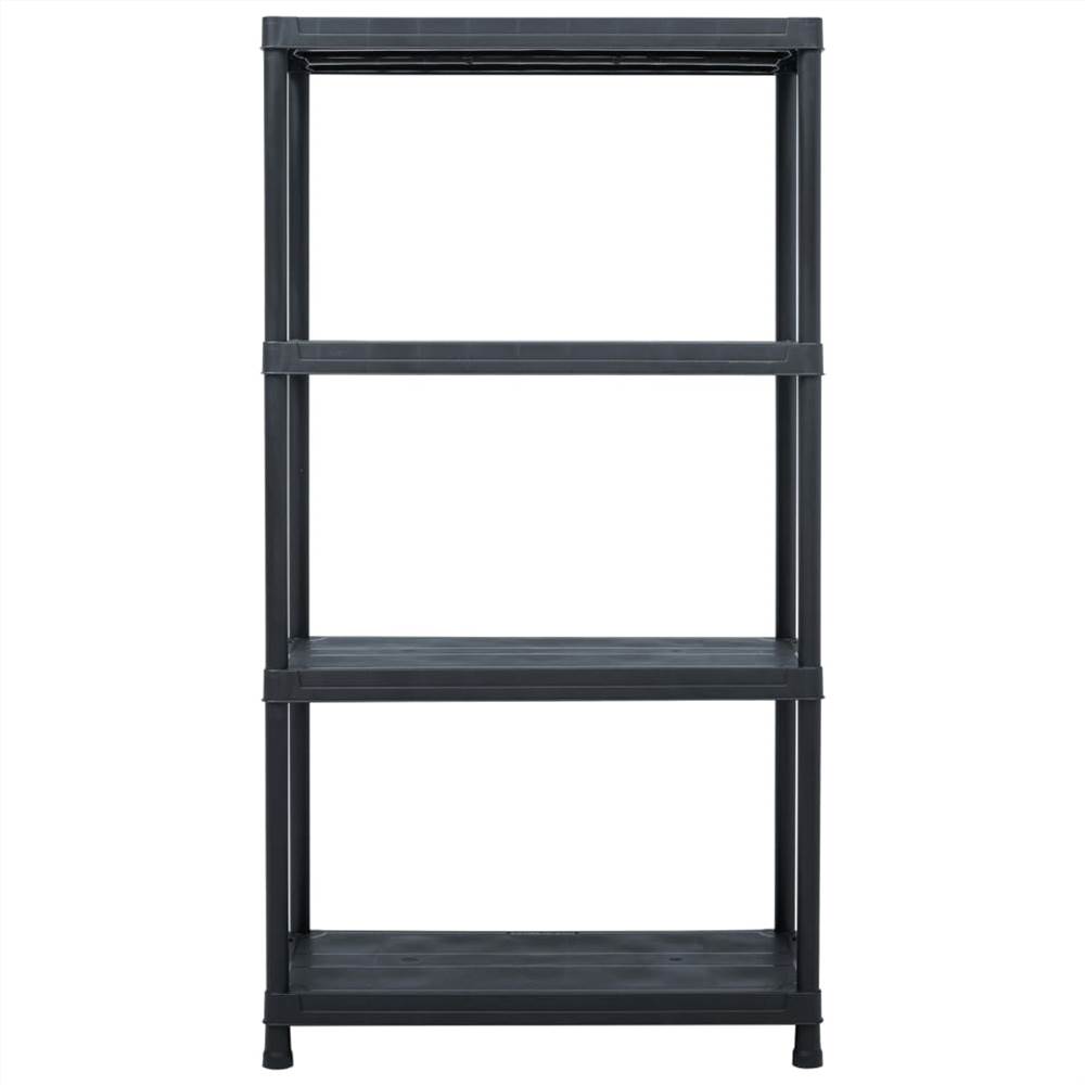 Storage Shelf Rack Black 100 Kg 60x30x138 Cm Plastic 13 Storage Shelf Rack Black 100 kg 60x30x138 cm Plastic